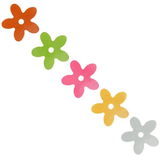 Cekiny kwiaty 5 kolorów