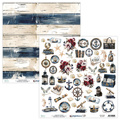 Papier z emementami do scrapbookingu 30x30 - Mintay - Lighthouse