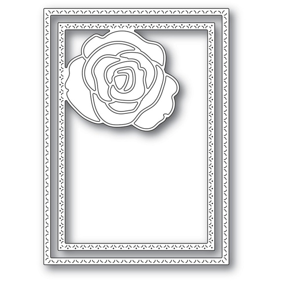 Wykrojnik - Memory Box - Classic Rose Frame ramka z różą