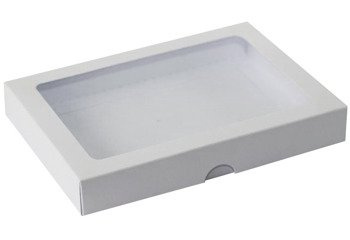 Pudełko z okienkiem na kartkę C6 białe - Rzeczy z papieru