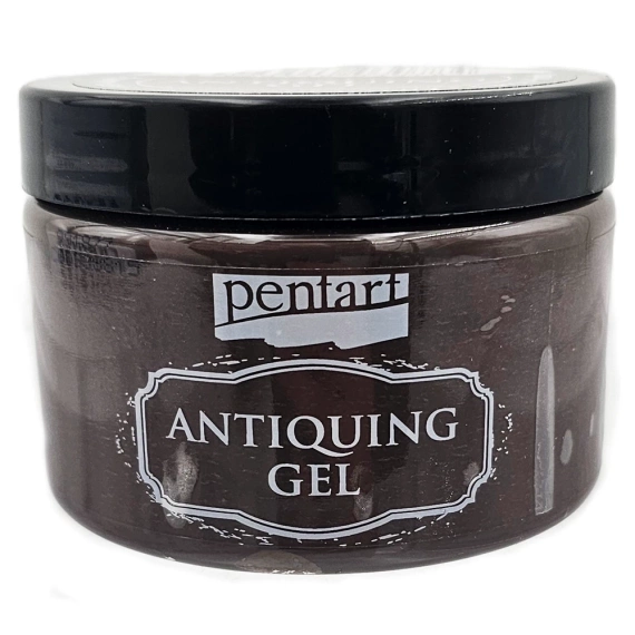 Żel postarzający - antiquing gel Pentart - brąz / brown 150ml