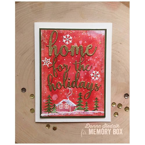 Wykrojnik - Memory Box - Home for the Holidays