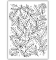 Stempel polimerowy - Julie Hickey - Jolly Holly Christmas ostrokrzew