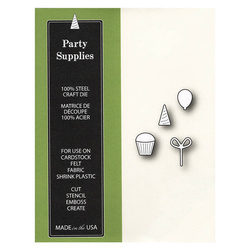 Wykrojnik - Poppystamps - Party Supplies 1177 impreza