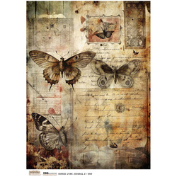 Papier ryżowy A4 - Scraplove - Gothic Junk Journal 2