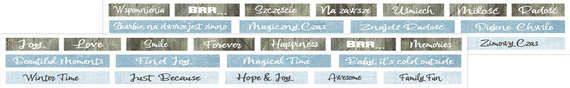 Napisy die cuts - Craft o'clock - Brr...It`s Cold Outside