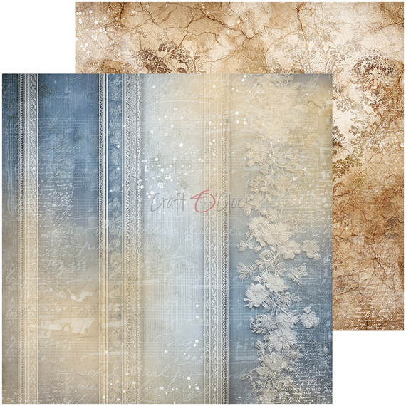 Zestaw papierów do scrapbookingu 20x20 - Craft o'clock - Melody of My Soul mix