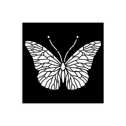 Szablon mix media 3D 12x12cm - Quiet Days Motyl - Stamperia