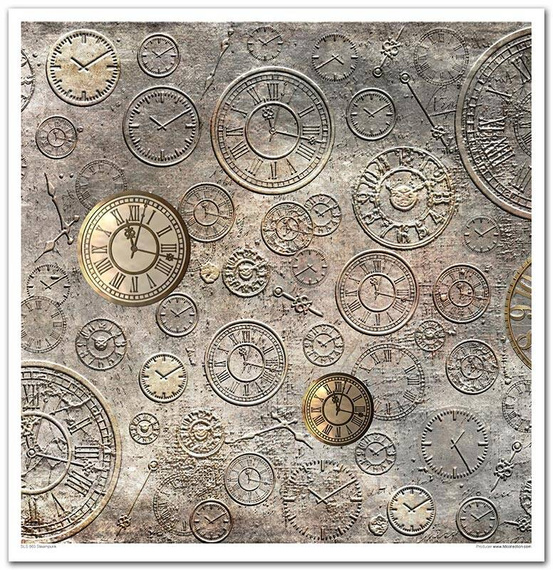 Zestaw papierów do scrapbookingu 30x30 - Steampunk