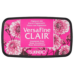 Tusz pigmentowy Tsukineko Versafine Clair - Charming Pink - różowy