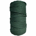 Sznurek bawełniany z rdzeniem 100m 5mm - butelkowa zieleń