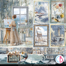 Zestaw papierów do scrapbookingu 30x30cm - Paper Pad - Ciao Bella - An artist journey