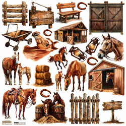 Naklejki - ScrapLove - Horses 2