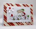 Stempel - Whimsy Stamps - Christmas Bunny Row - Boże Narodzenie króliczki zima
