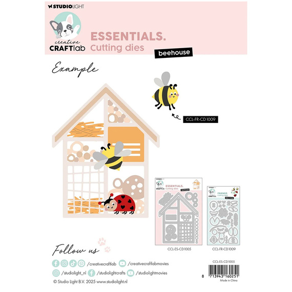 Wykrojnik do papieru - StudioLight - Beehouse domek dla pszczół