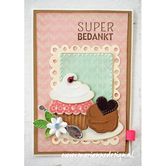 Wykrojnik - Marianne Design - Chocolate - czekoladki ciastka