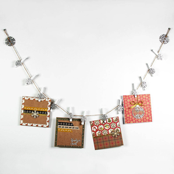 Girlanda Spinacze z gwiazdkami - Simply Creative