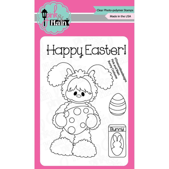 Stempel - Pink & Main - Bunny Costume - kostium króliczek pisanka Wielkanoc