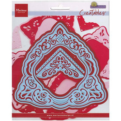 Wykrojnik - Marianne Design - Petra's triangle - trójkątna rama i narożnik ozdobny