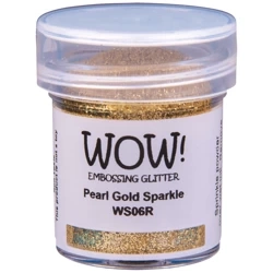 Puder do embossingu z brokatem - Wow! - Pearl Gold Sparkle