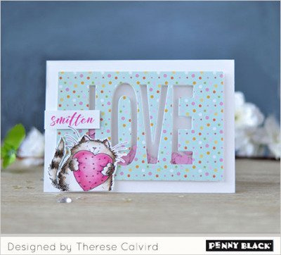 Wykrojnik - Penny Black - Love and Roses róże