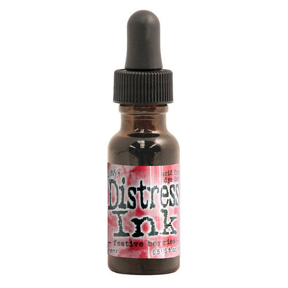 Uzupełniacz do poduszki z tuszem Distress Reinker - Festive Berries 14 ml