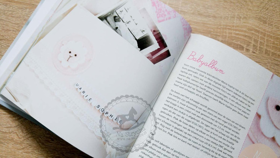 Zestaw - Marianne Design - I love Vilt - książka, wstążka i wykrojniki