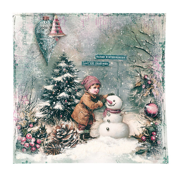 Zestaw papierów do scrapbookingu 20x20 - StudioLight - Christmas Blush