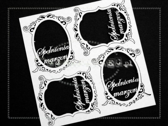 Tekturka - Ramki ozdobne romantica - Spełnienia Marzeń - Scrapiniec