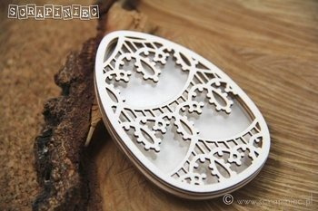Tekturka - Tatting Easter - Shaker box Jajo 01 - Scrapiniec
