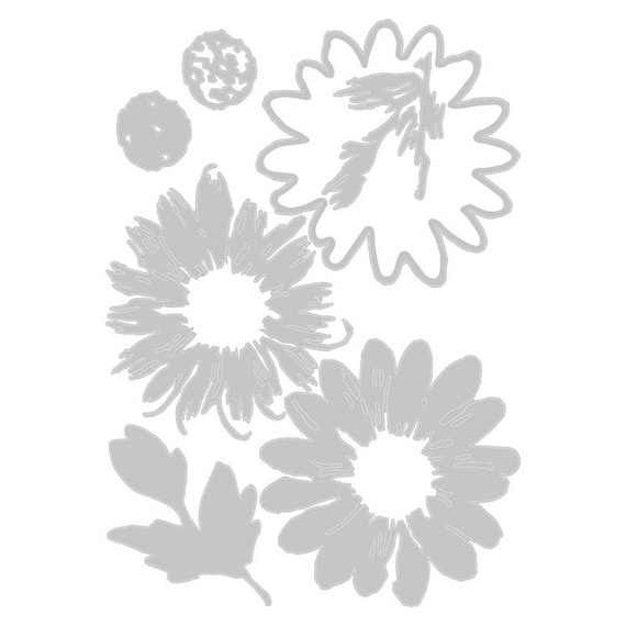 Wykrojnik Sizzix Thinlits - Blossom by Tim Holtz kwiat