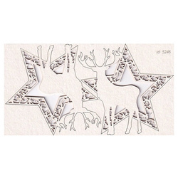 Tekturka - Cherish Christmas - 2 gwiazdy