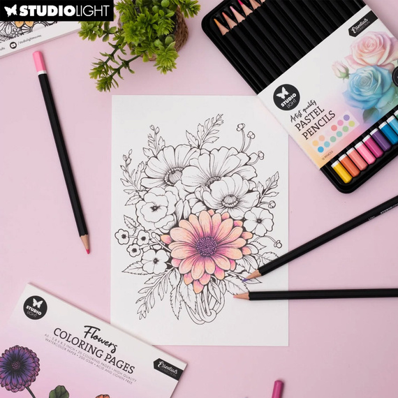 Kredki pastelowe Pastel Pencils - Studio Light - 12szt