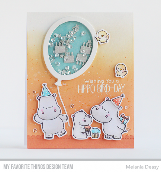 Wykrojnik - Die-namics - Balloon Shaker Window & Frame