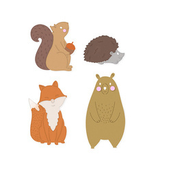 Wykrojnik do papieru - DPCraft - Leśne zwierzęta