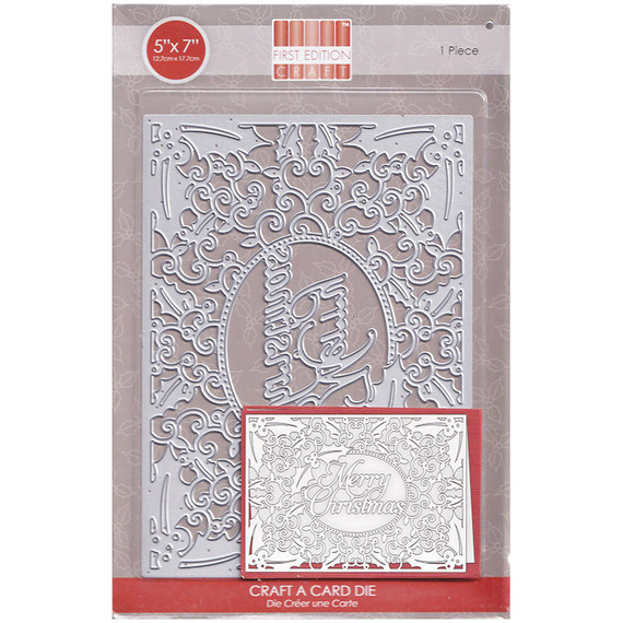 Wykrojnik - First Edition - Christmas Craft a Card - Merry Christmas