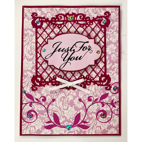 Wykrojnik do papieru - Hot Off The Press - Fantasma Grid dekoracyjna siatka