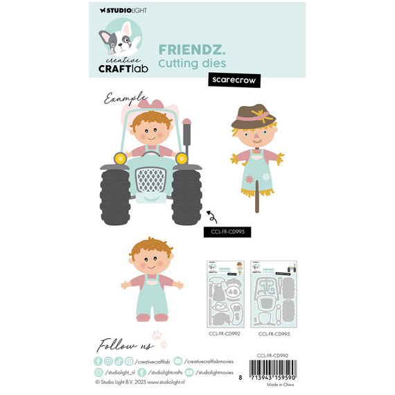 Wykrojnik do papieru - StudioLight - Scarecrow strach na wróble