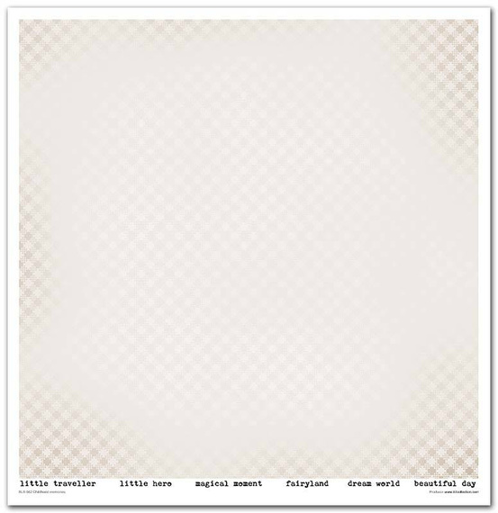 Zestaw papierów do scrapbookingu 30x30 - Childhood memories pink