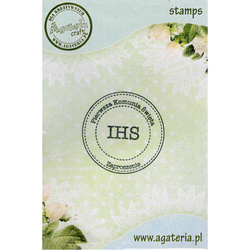 Stempel polimerowy - Koło - Zaproszenie 2 Pierwsza Komunia Święta - Agateria