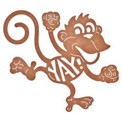 Wykrojnik - Cheery Lynn - Yay! B639 małpa