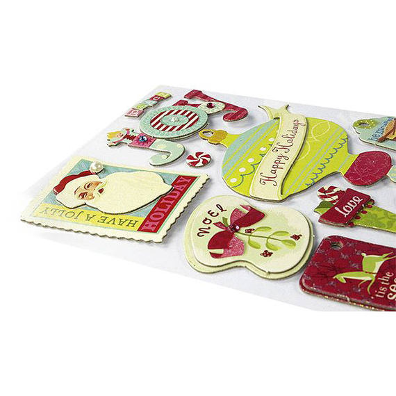 Naklejki świąteczne znaczki napisy zawieszki