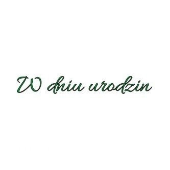 Stempel polimerowy - W dniu urodzin 2 - Agateria