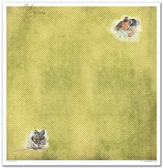 Zestaw papierów do scrapbookingu 30x30 - Happy farm