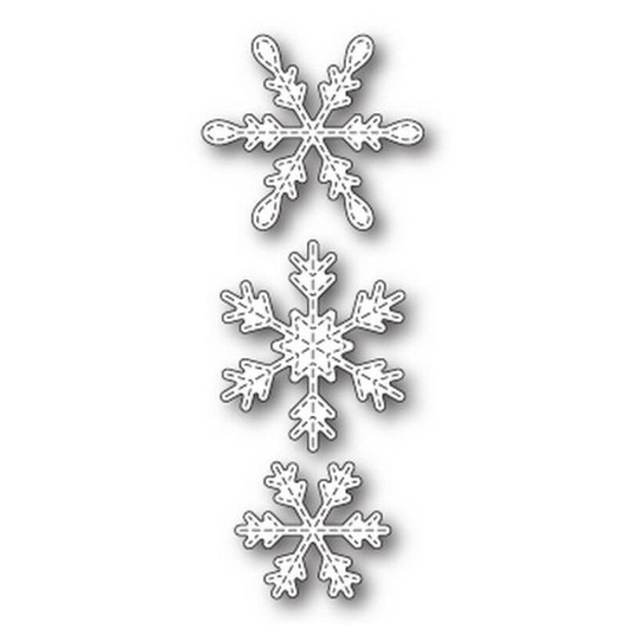 Wykrojnik - Memory Box - Stitched Piccolo Snowflakes śnieżynki