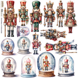 Naklejki - ScrapLove - Christmas nutracker