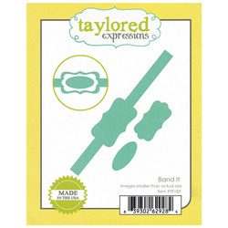 Wykrojnik - Taylored Expressions - Band It ramka etykietka opaska