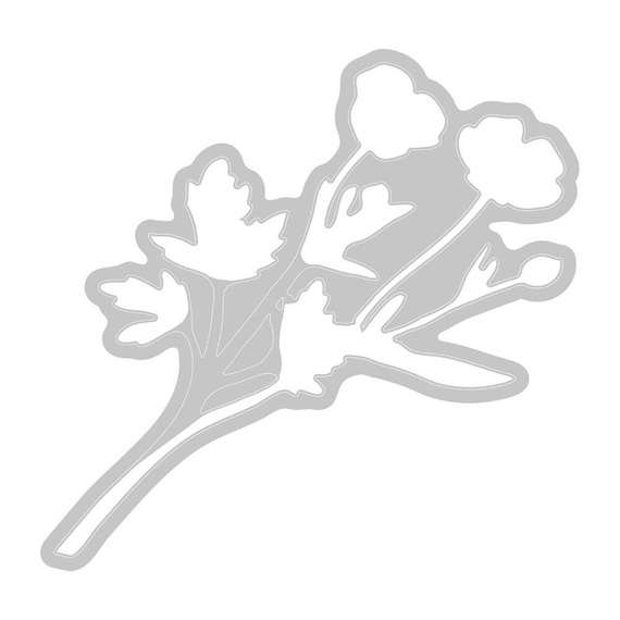 Wykrojnik Sizzix Framelits + stemple - Painted Pencil Botanical by 49 and Market