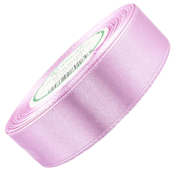Wstążka satynowa jasna różowa 25mm - 32mb