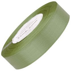Wstążka satynowa jasna khaki 25mm - 32mb